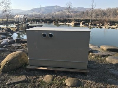 Impianti di filtraggio Luca Ceredi Koi Farm