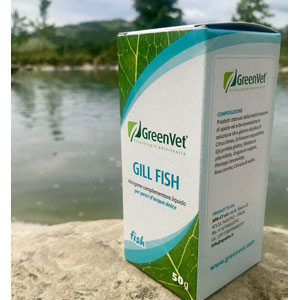250 ml biocondizionatore GreenVet Gill Fish (uso acquario)