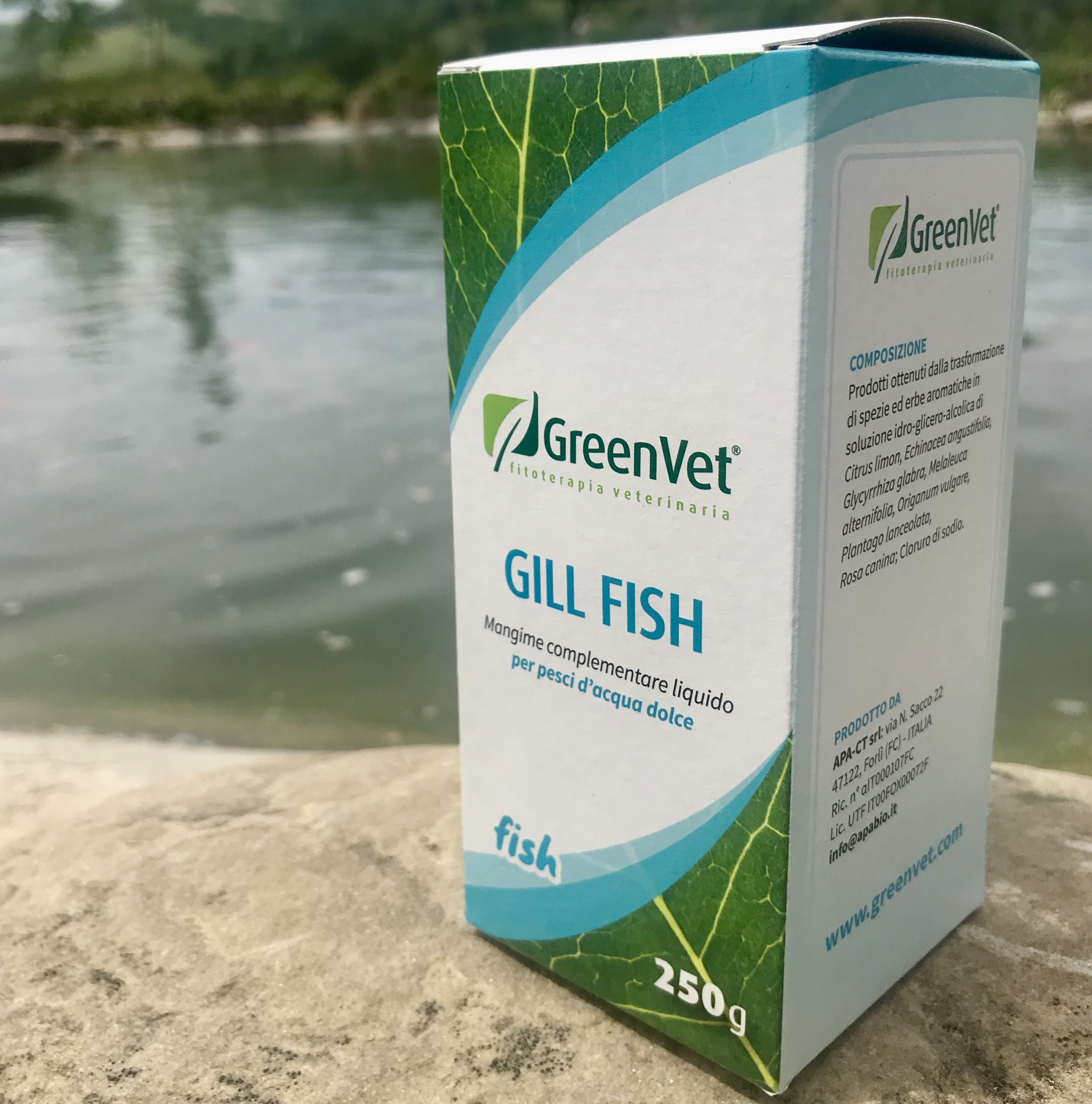 50 ml biocondizionatore GreenVet Gill Fish (uso acquario)