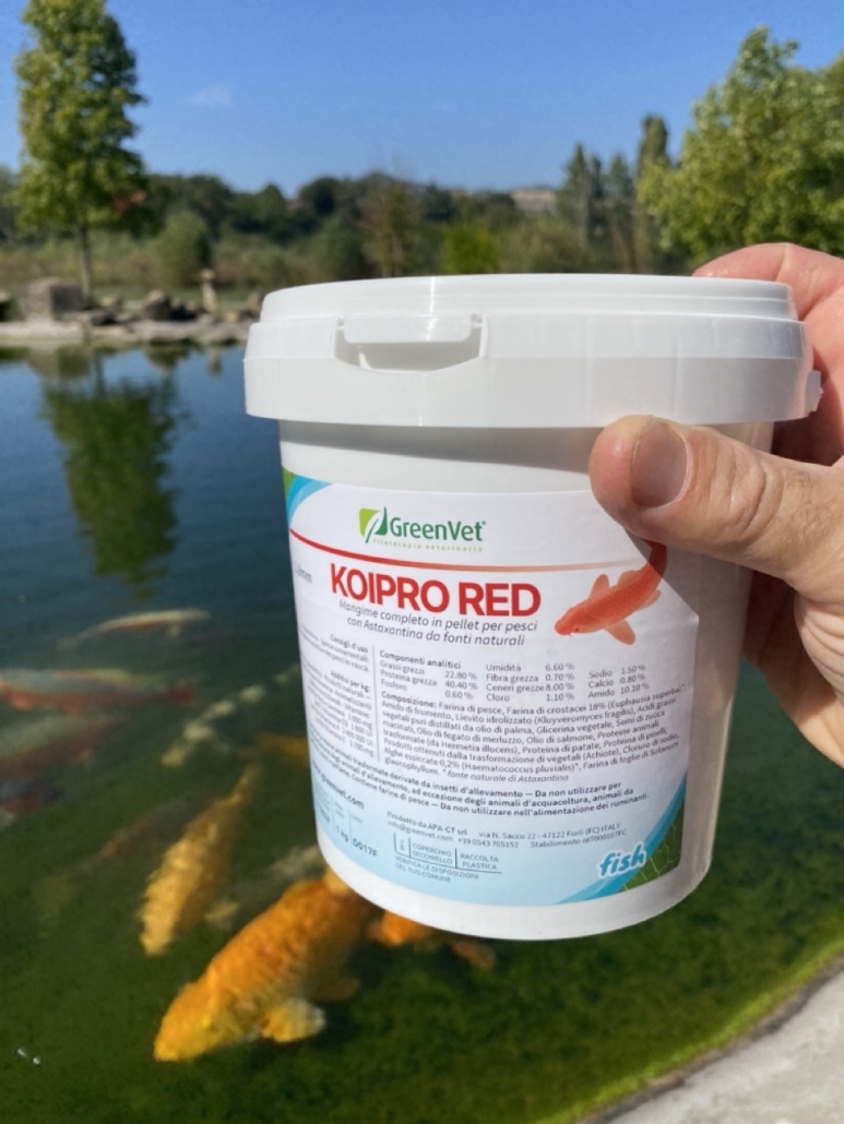 1 kg mangime Greenvet koipro red da 1,8 mm